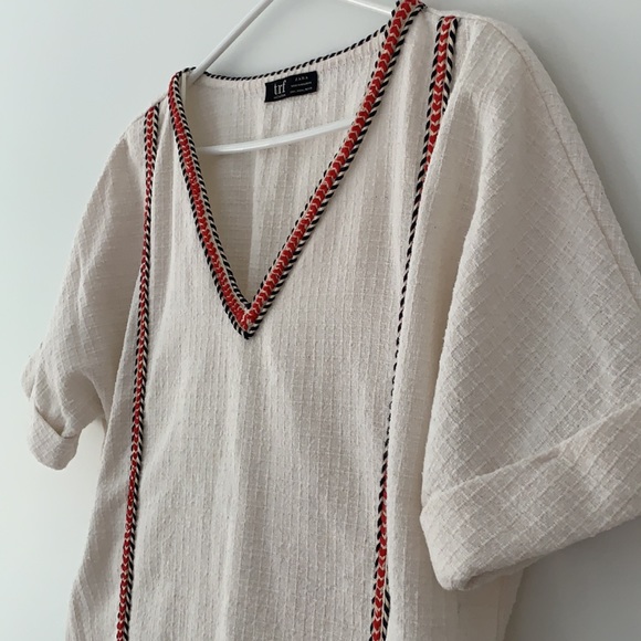 Zara TRF white tweed dress - Picture 5 of 10